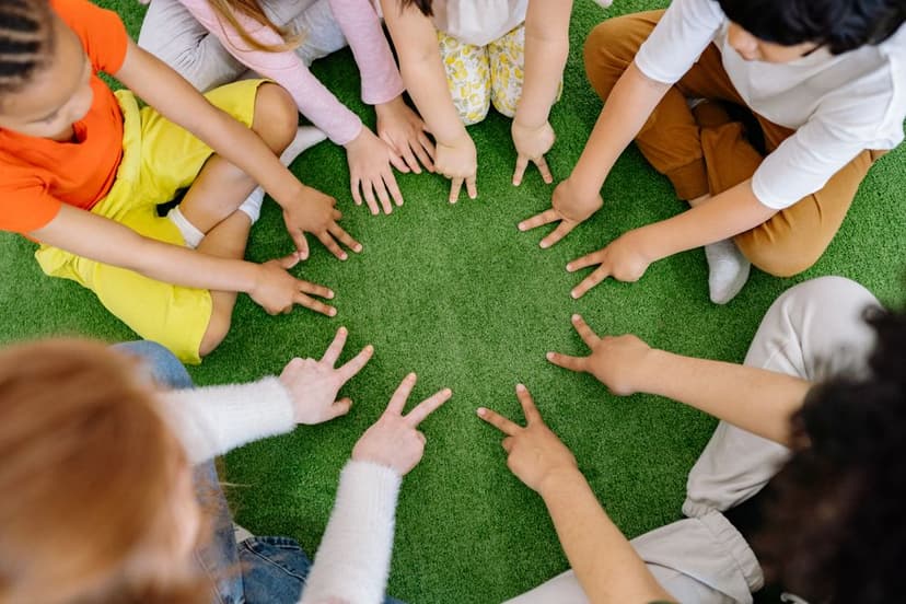 Placeholder photo of children playing